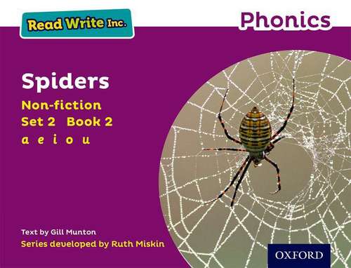 Book cover of Read Write Inc. Phonics: Purple Set 2 Non-fiction 2 Spiders (3)