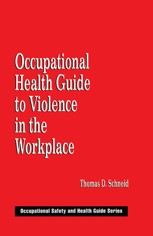 Book cover of Occupational Health Guide to Violence in the Workplace