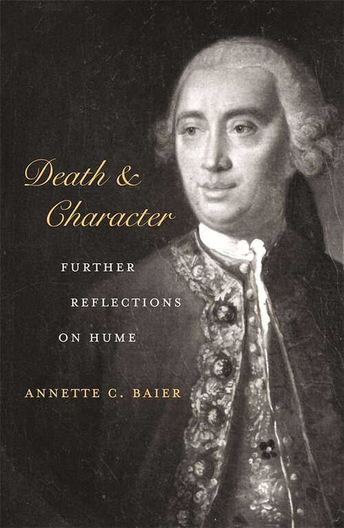 Book cover of Death and Character: Further Reflections on Hume