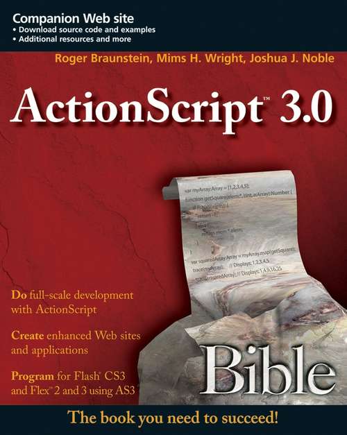 Book cover of ActionScript 3.0 Bible (Bible #433)