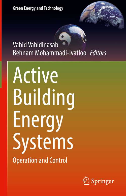Book cover of Active Building Energy Systems: Operation and Control (1st ed. 2022) (Green Energy and Technology)