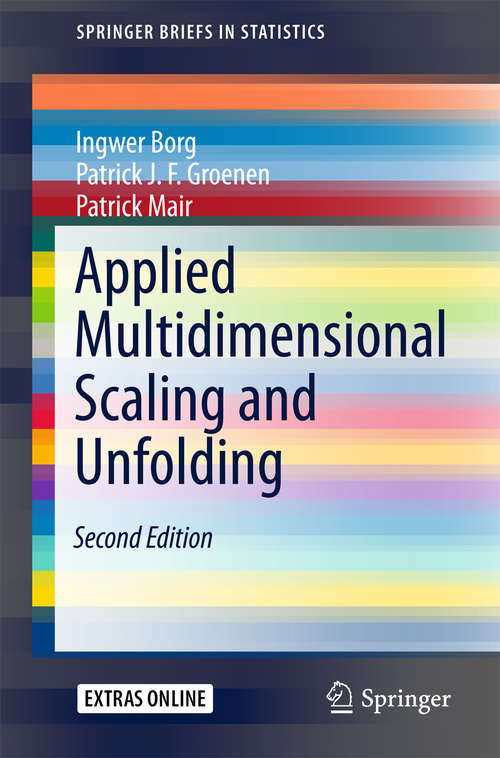 Book cover of Applied Multidimensional Scaling and Unfolding (SpringerBriefs in Statistics)