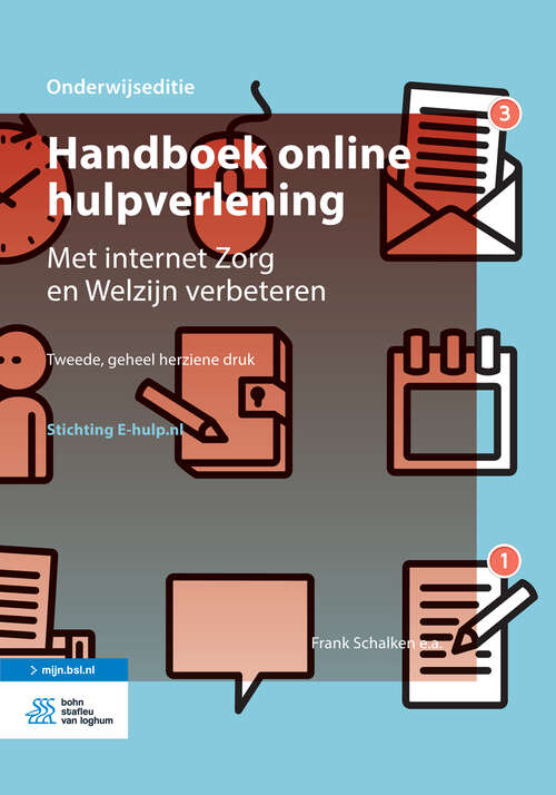 Book cover of Handboek online hulpverlening: Met internet Zorg en Welzijn verbeteren (2nd ed. 2013)