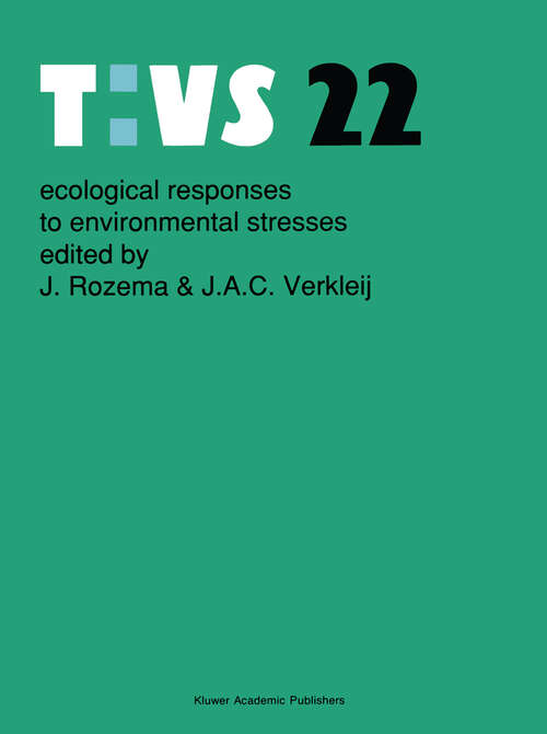 Book cover of Ecological responses to environment stresses (1991) (Tasks for Vegetation Science #22)