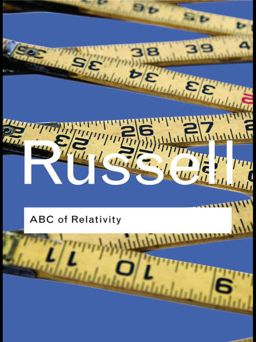 Book cover of ABC of Relativity