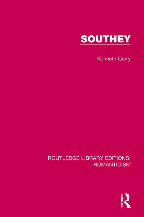 Book cover of Southey (Routledge Library Editions: Romanticism)