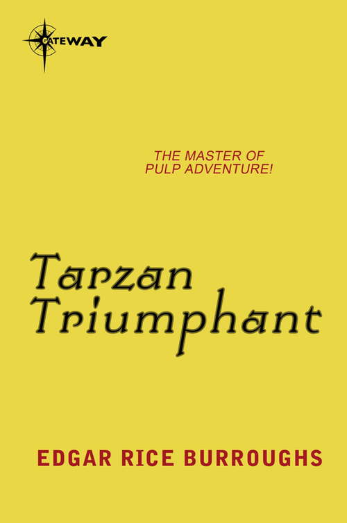 Book cover of Tarzan Triumphant: Large Print (TARZAN)