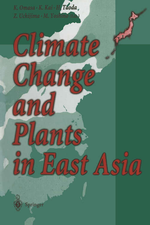 Book cover of Climate Change and Plants in East Asia (1996)