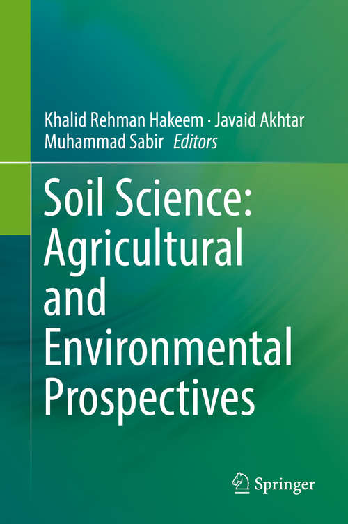 Book cover of Soil Science: Agricultural and Environmental Prospectives (1st ed. 2016)
