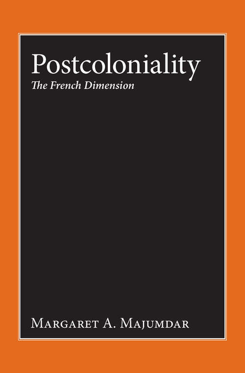 Book cover of Postcoloniality: The French Dimension