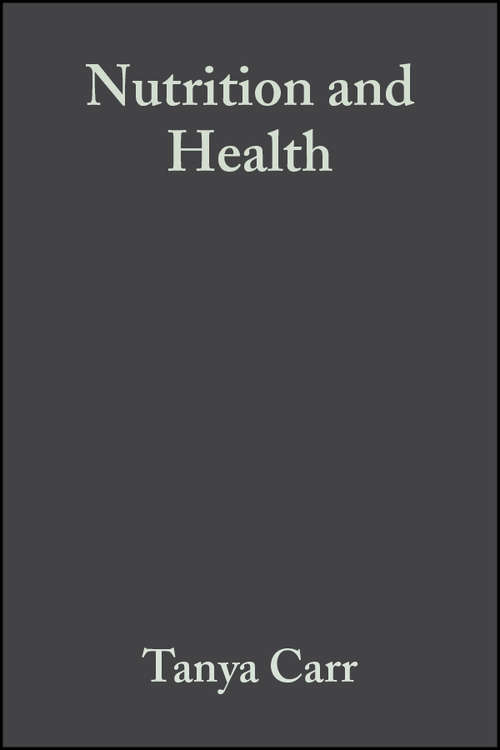 Book cover of Nutrition and Health