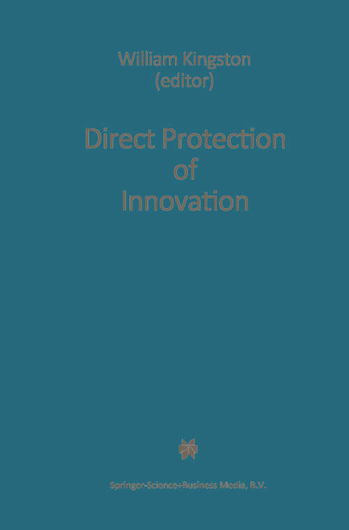 Book cover of Direct Protection of Innovation (1987)
