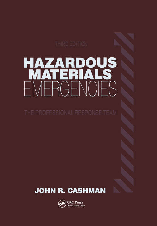 Book cover of Hazardous Materials Emergencies: The Professional Response Team