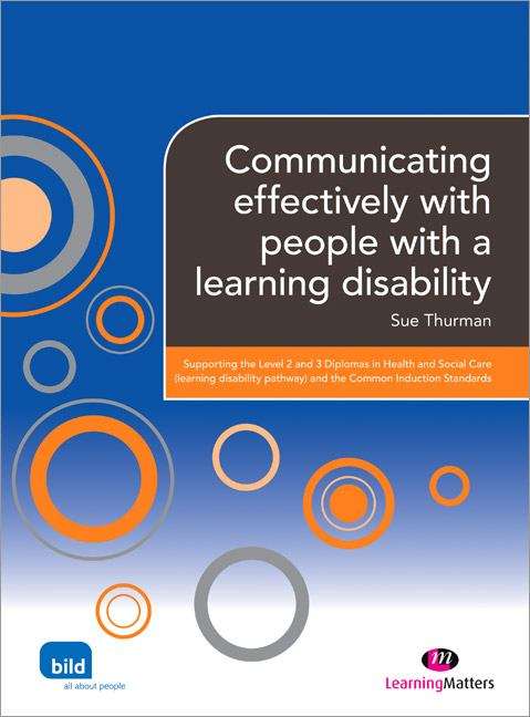 Book cover of Communicating Effectively With People With a Learning Disability (PDF)