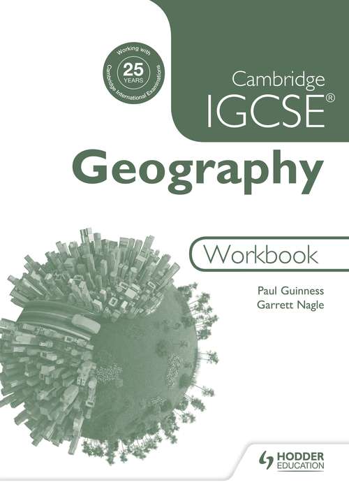 Book cover of Cambridge IGCSE Geography Workbook (PDF)