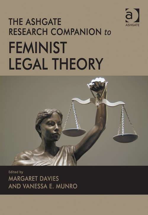Book cover of The Ashgate Research Companion To Feminist Legal Theory (PDF)