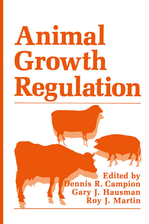 Book cover of Animal Growth Regulation (1989)