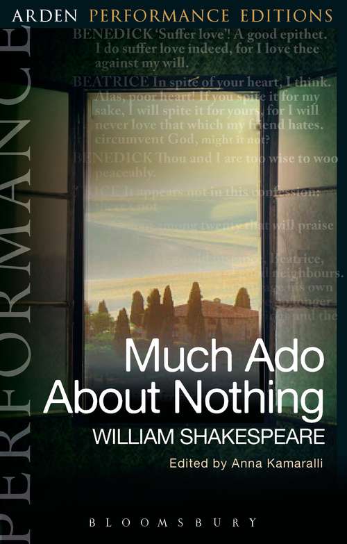 Book cover of Much Ado About Nothing: Arden Performance Editions (Arden Performance Editions)