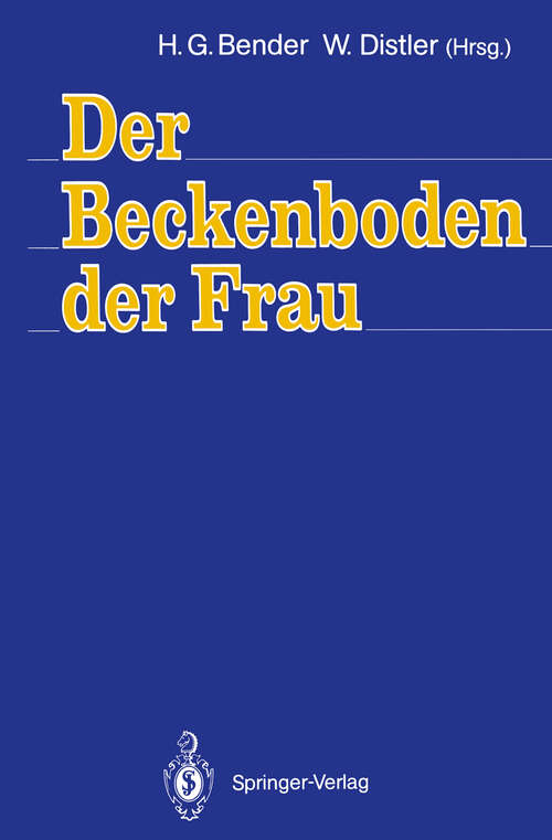 Book cover of Der Beckenboden der Frau (1992)