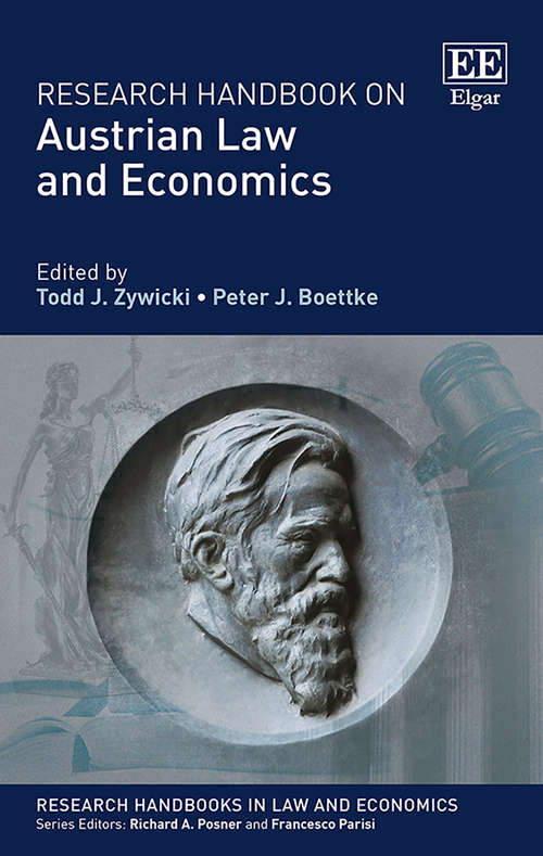 Book cover of Research Handbook on Austrian Law and Economics (Research Handbooks in Law and Economics series)