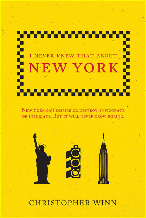 Book cover of I Never Knew That About New York