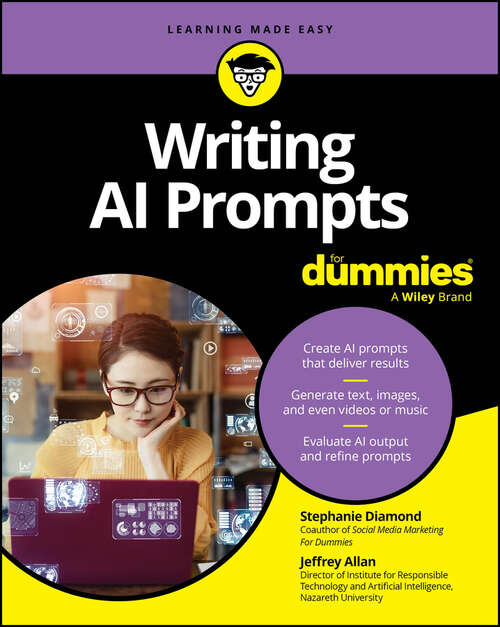 Book cover of Writing AI Prompts For Dummies