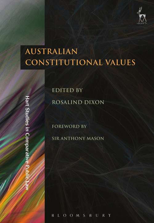 Book cover of Australian Constitutional Values (Hart Studies in Comparative Public Law)