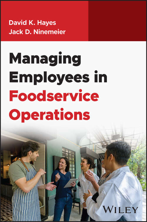 Book cover of Managing Employees in Foodservice Operations (1) (Foodservice Operations: The Essentials)