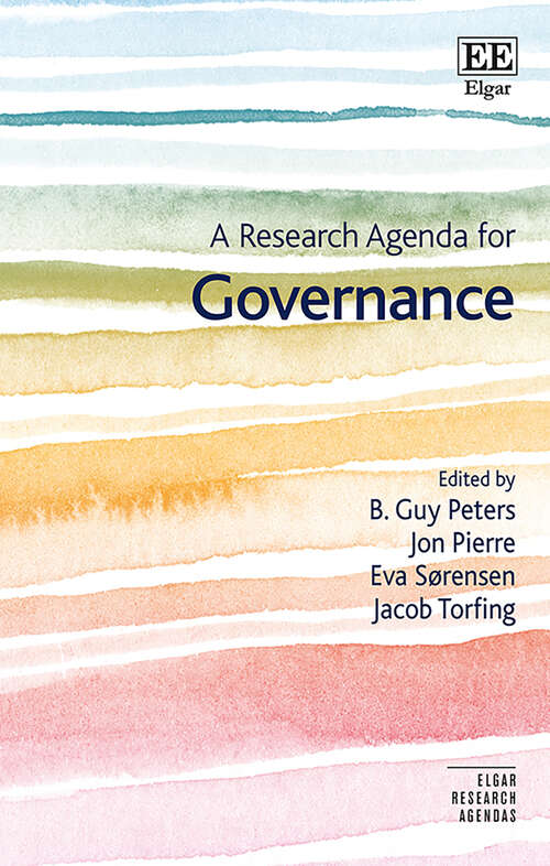 Book cover of A Research Agenda for Governance (Elgar Research Agendas)