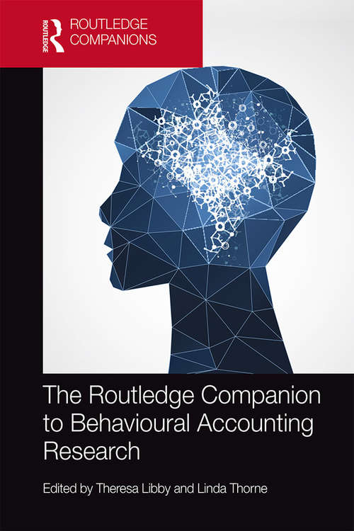 Book cover of The Routledge Companion to Behavioural Accounting Research (Routledge Companions in Business and Management)
