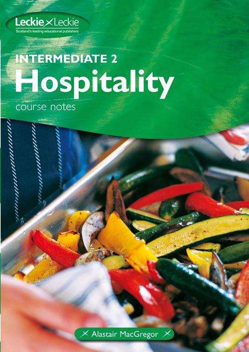 Book cover of INTERMEDIATE 2 HOSPITALITY COURSE (PDF)