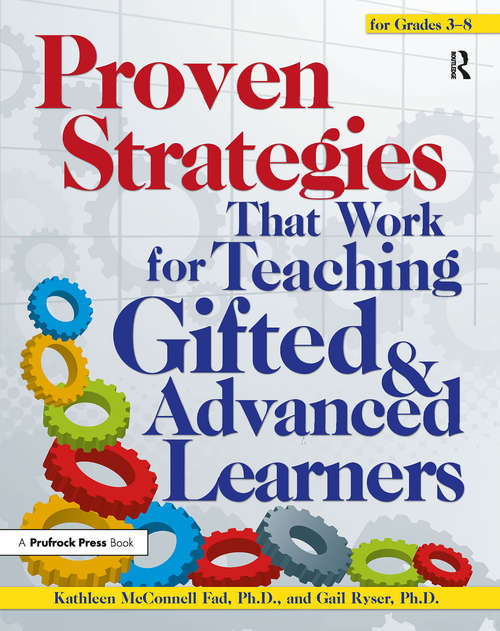 Book cover of Proven Strategies That Work for Teaching Gifted and Advanced Learners