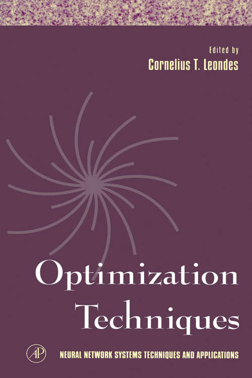 Book cover of Optimization Techniques (ISSN: Volume 2)