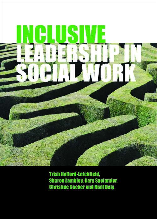 Book cover of Inclusive leadership in social work and social care
