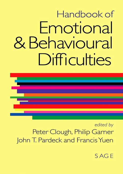 Book cover of Handbook of Emotional and Behavioural Difficulties (PDF)