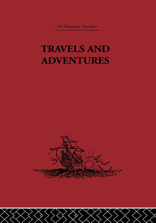 Book cover of Travels and Adventures: 1435-1439