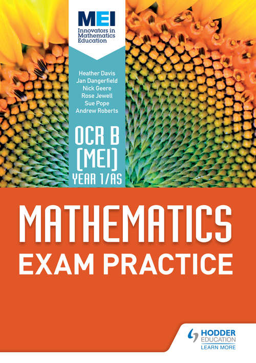 Book cover of OCR B [MEI] Year 1/AS Mathematics Exam Practice (PDF)