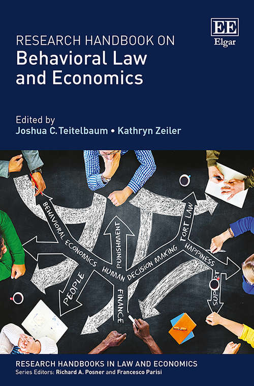 Book cover of Research Handbook on Behavioral Law and Economics (Research Handbooks in Law and Economics series)