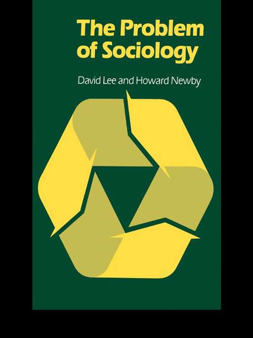 Book cover of The Problem of Sociology