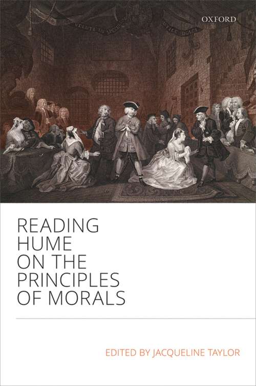 Book cover of Reading Hume on the Principles of Morals