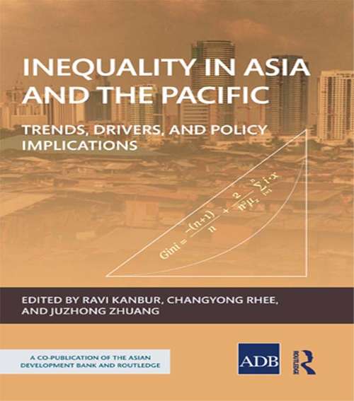 Book cover of Inequality in Asia and the Pacific: Trends, drivers, and policy implications