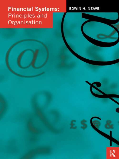 Book cover of Financial Systems: Principles and Organization