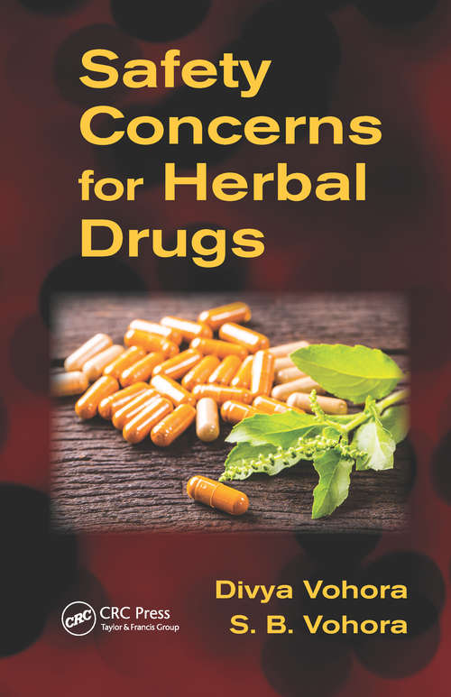 Book cover of Safety Concerns for Herbal Drugs