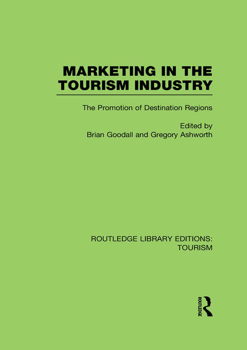 Book cover of Routledge Library Editions: Tourism (Routledge Library Editions: Tourism)