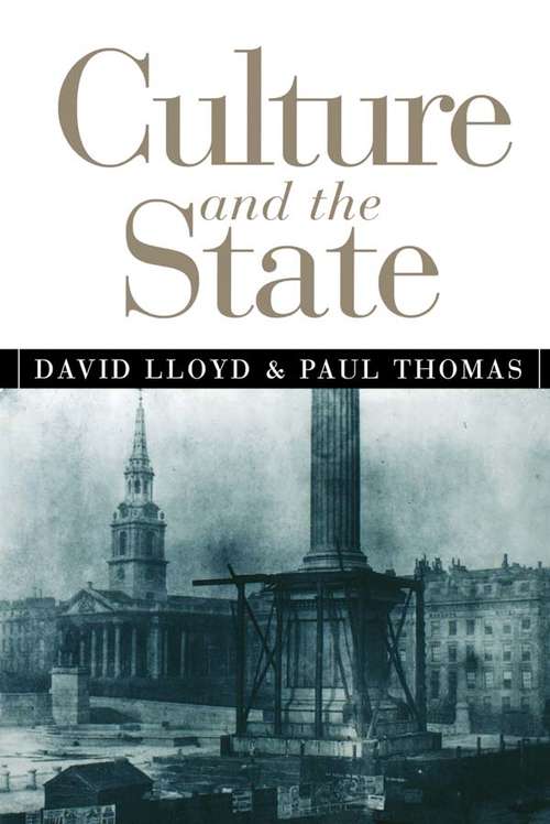 Book cover of Culture and the State