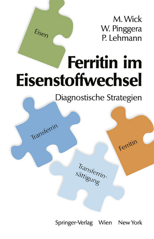 Book cover of Ferritin im Eisenstoffwechsel: Diagnostische Strategien (1991)
