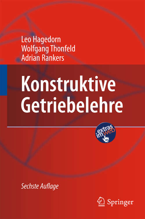 Book cover of Konstruktive Getriebelehre (6. Aufl. 2009)