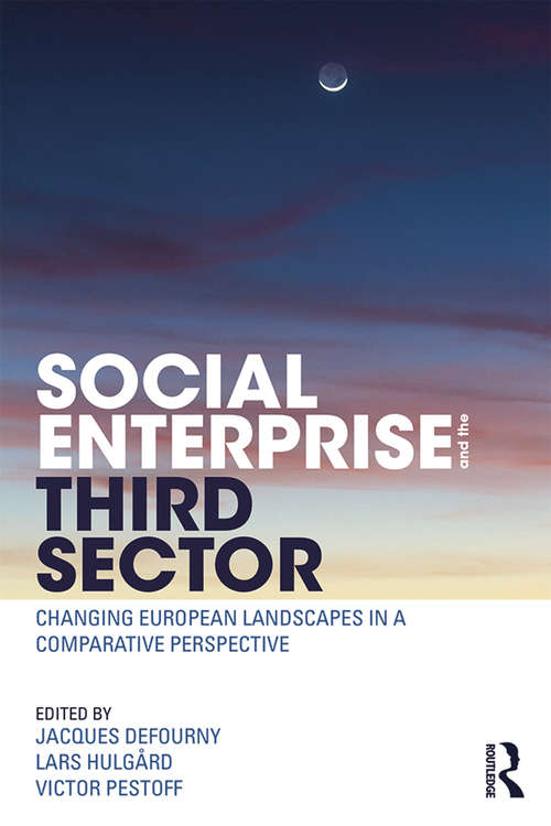 Book cover of Social Enterprise and the Third Sector: Changing European Landscapes in a Comparative Perspective