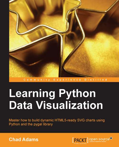 Book cover of Learning Python Data Visualization