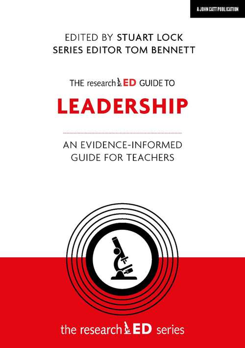 Book cover of The researchED Guide to Leadership: An evidence-informed guide for teachers (researchED)
